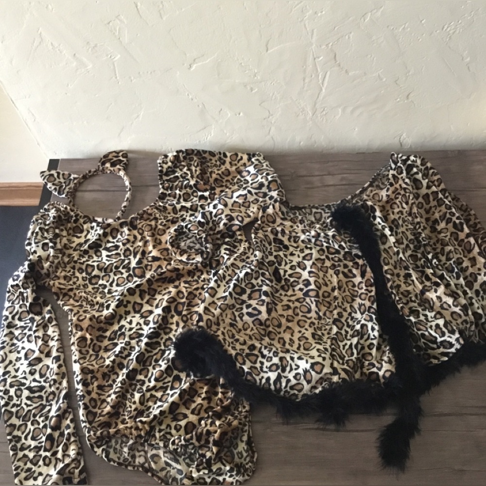 Girls Leopard Costume